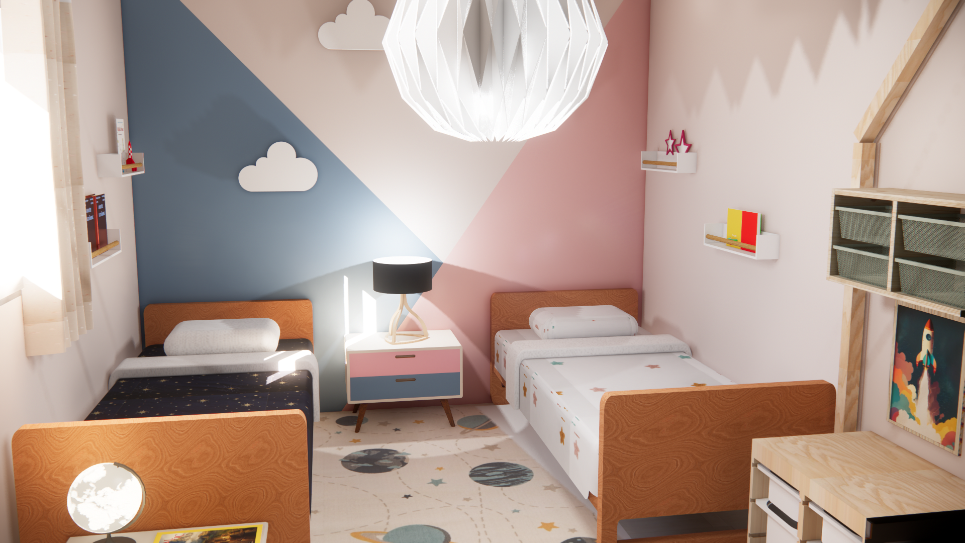 Chambre double espace